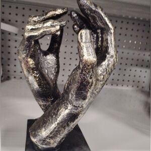 New Elegant Metallic Hand Sculpture